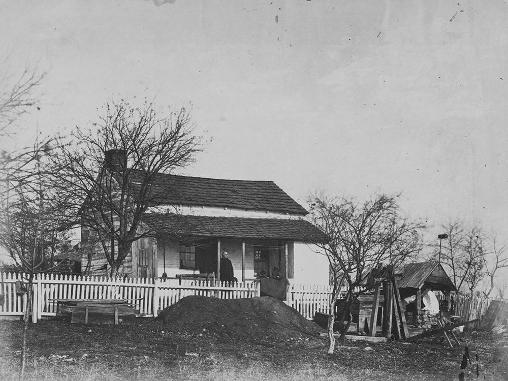 Head Quarters of Major General George G. Meade during the battle of Gettysburg