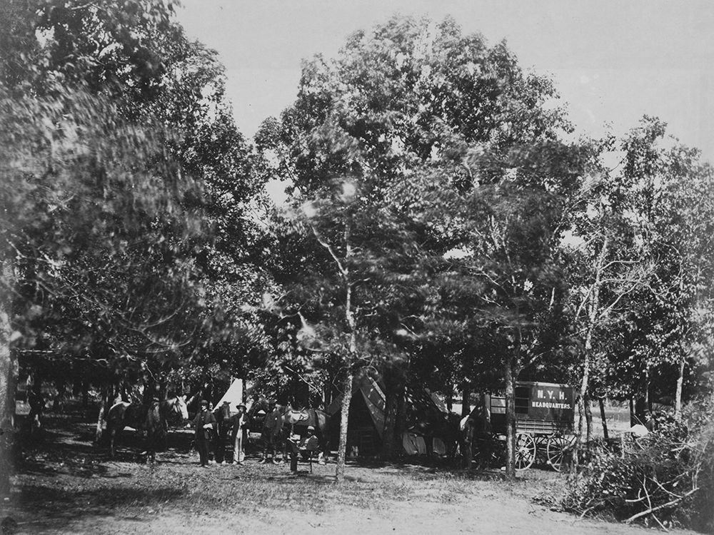 Headquarters-New York Herald-Army of the Potomac-Bealton