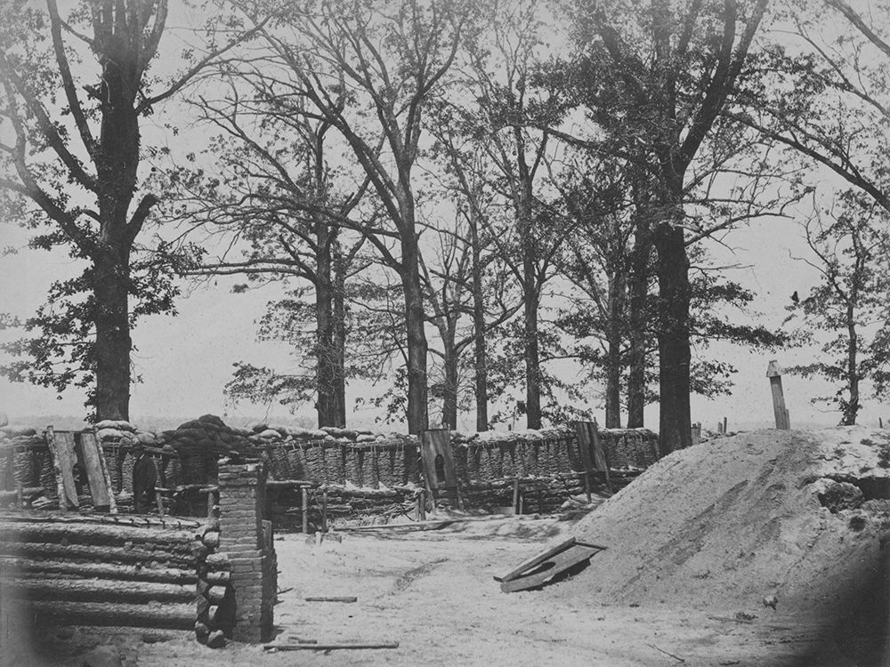 View of the interior of Fort Steadman