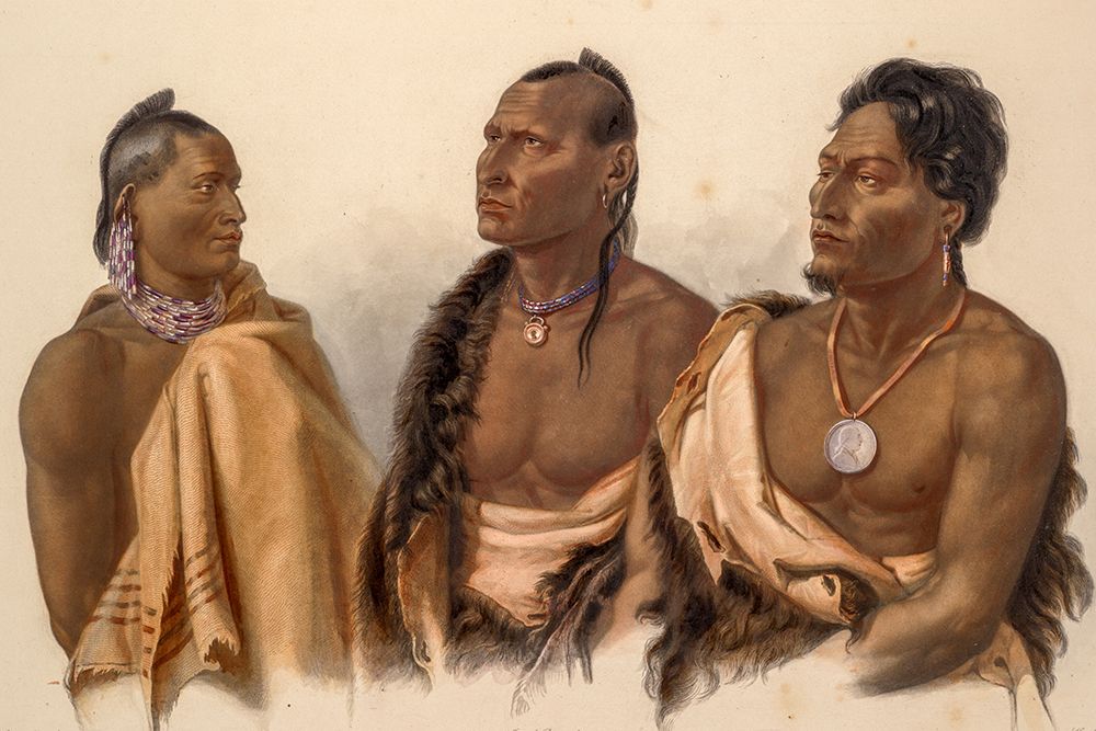 Missouria Indian-Otoe Indian and Puncas Chief