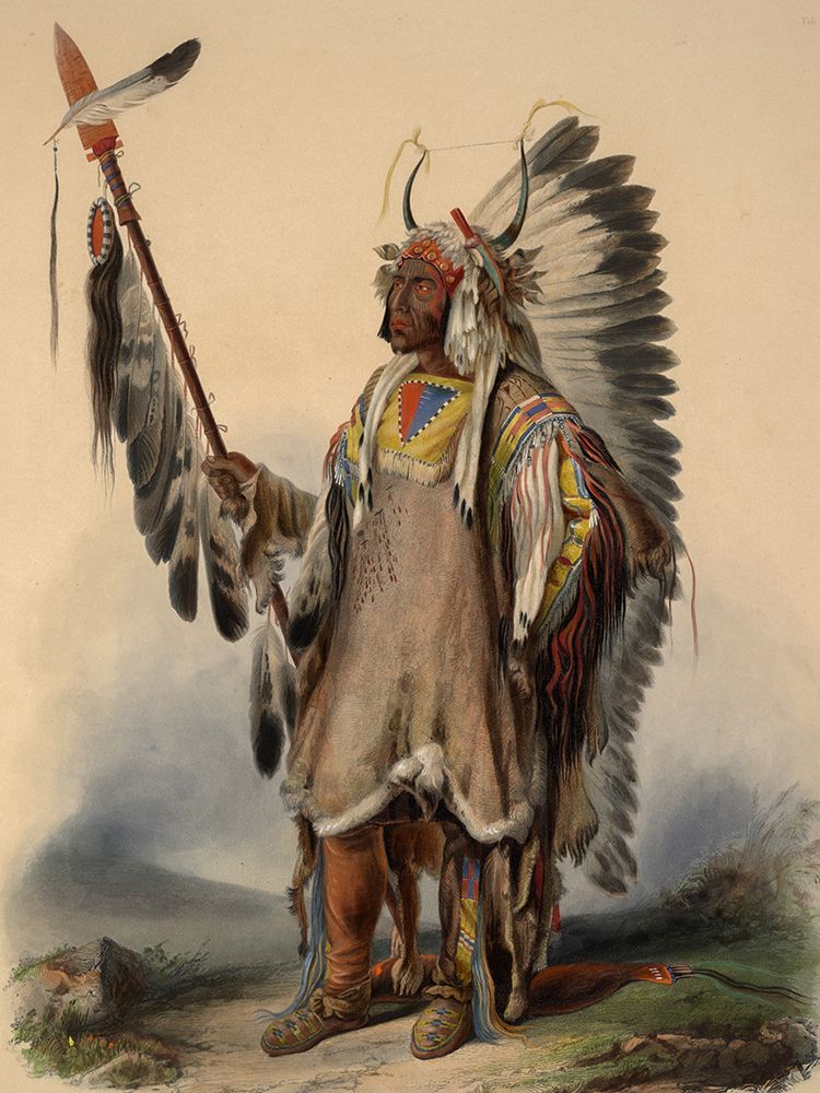 A Mandan Indian Chief