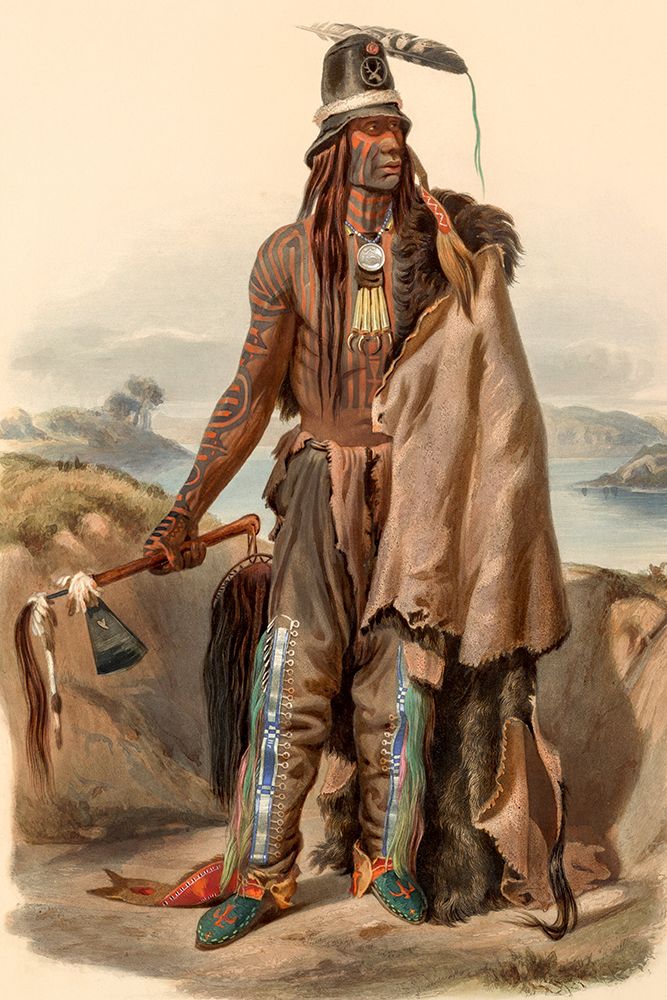 A Minatarre Indian Chief