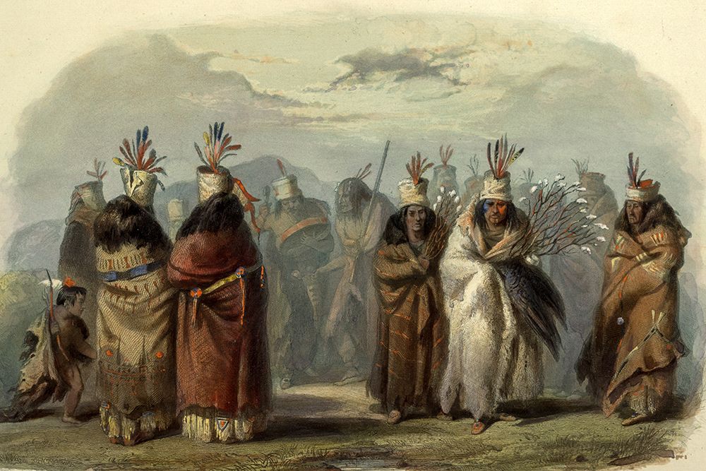 Dance of the Mandan women