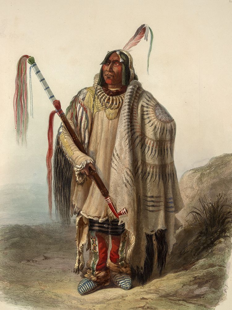 A Minatarre or Big-bellied indian