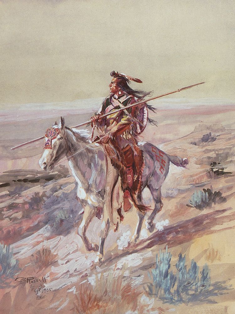 Indian with Spear