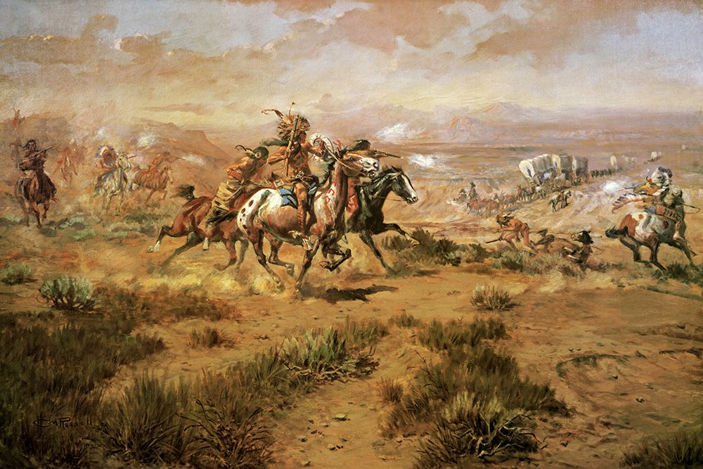 The Attack On The Wagon Train