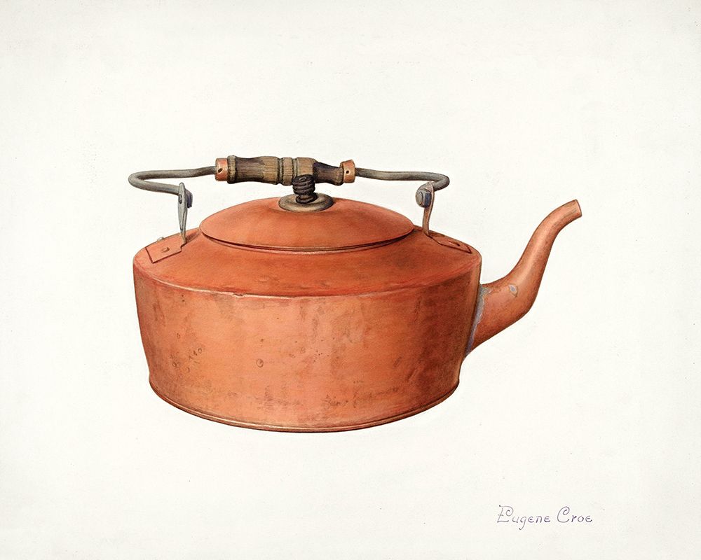 Copper Tea Kettle 1939