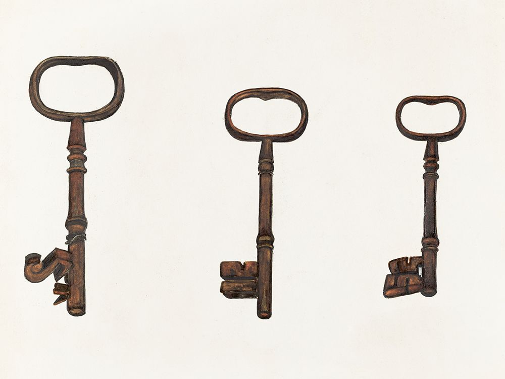 Keys to John Marshall House 1937