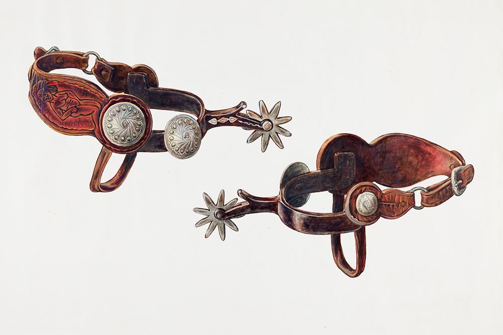 Silver Dollar Spurs 1938