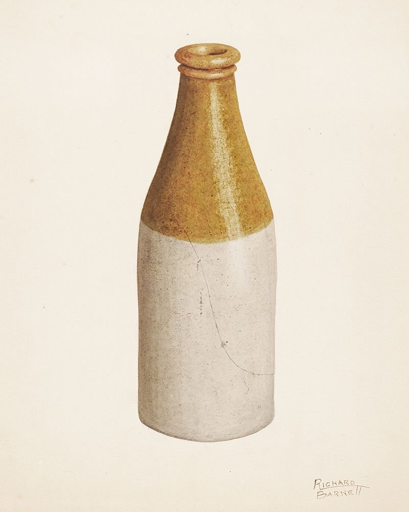 Stoneware Ink Bottle