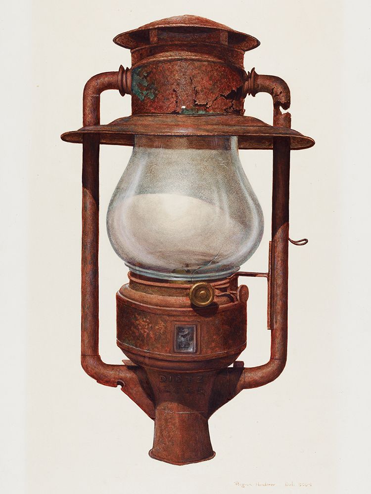 Street Post Lamp 1942
