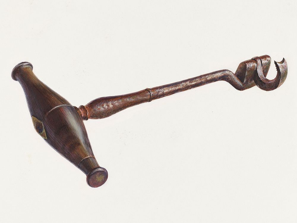 Turn Key Tooth Extractor 1938