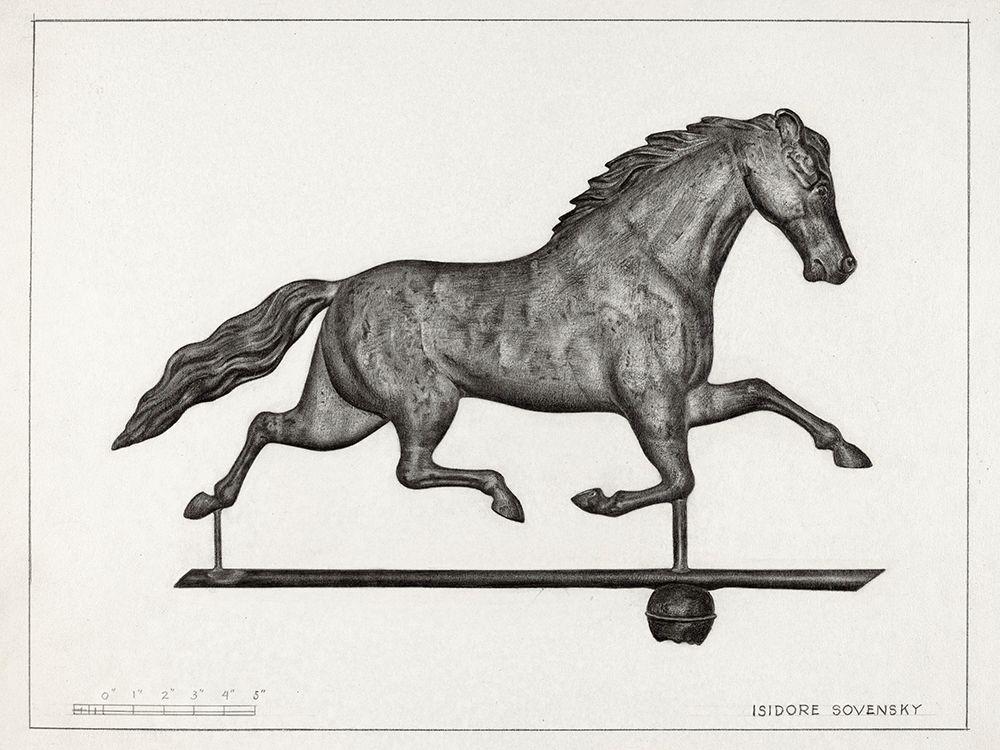 Weather Vane Finial 1937
