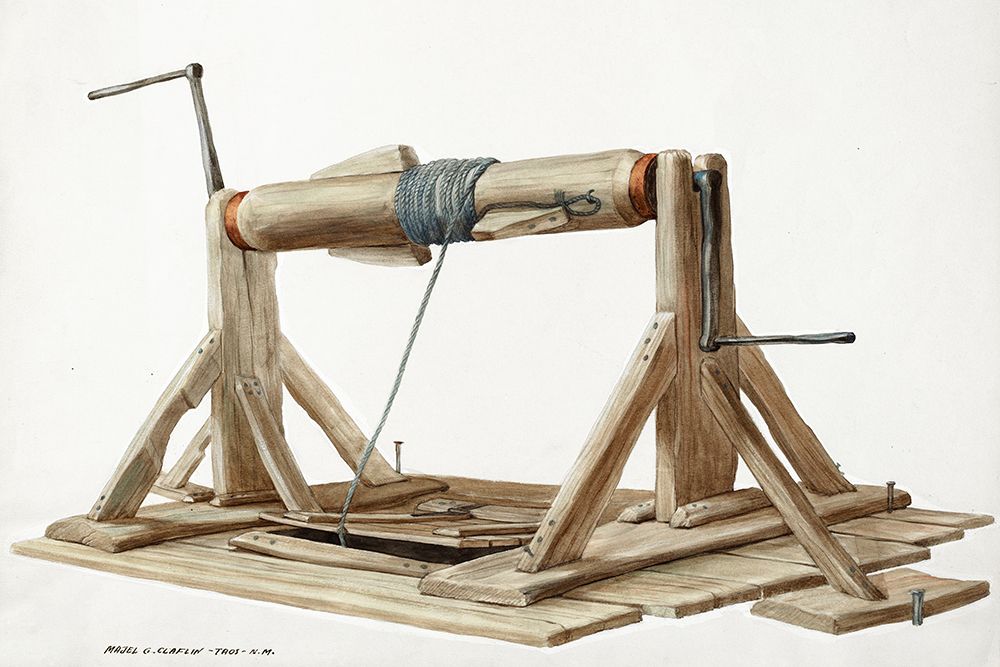 Well with Movable Beam 1937