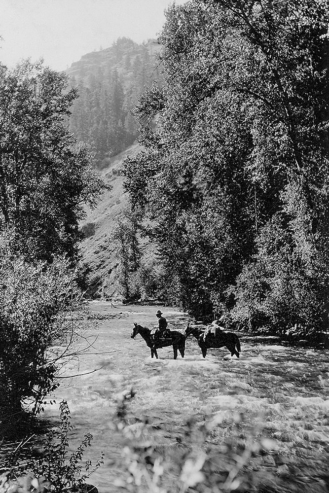 Ranger Crossing the Wenaha River