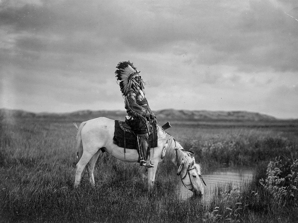 Sioux Native American on Horse