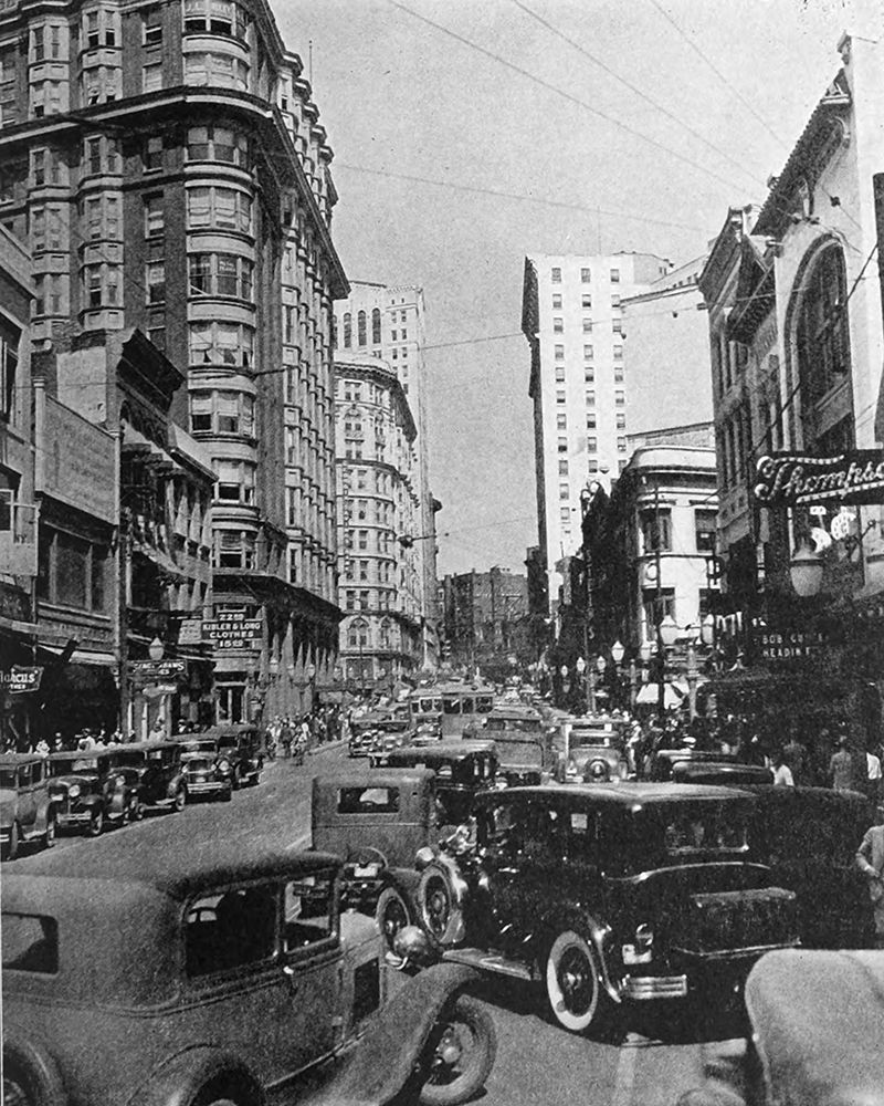Peachtree Street Atlanta 1938