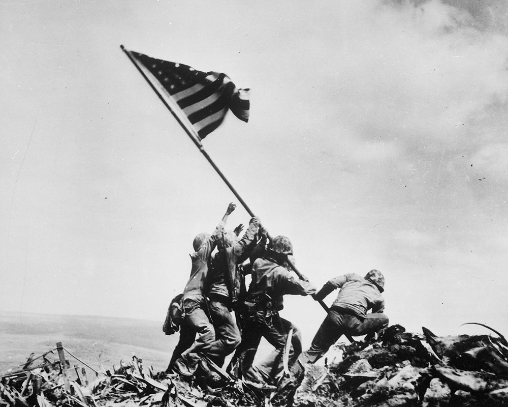 Flag Raising on Iwo Jima 1945