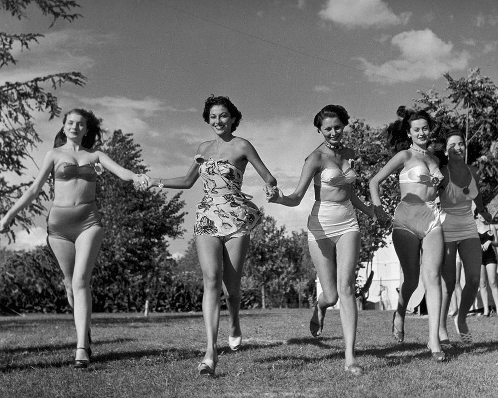 Sophie Lauren in the Miss Italia Contest 1950