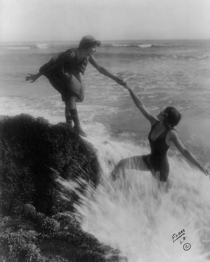 Bathing Beauties at the Seaside
