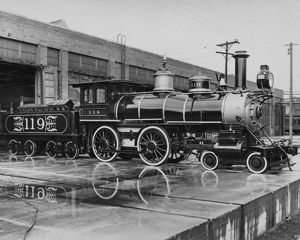 Union Pacific Railroad Engine-The Chicago Railroad Fair 1948