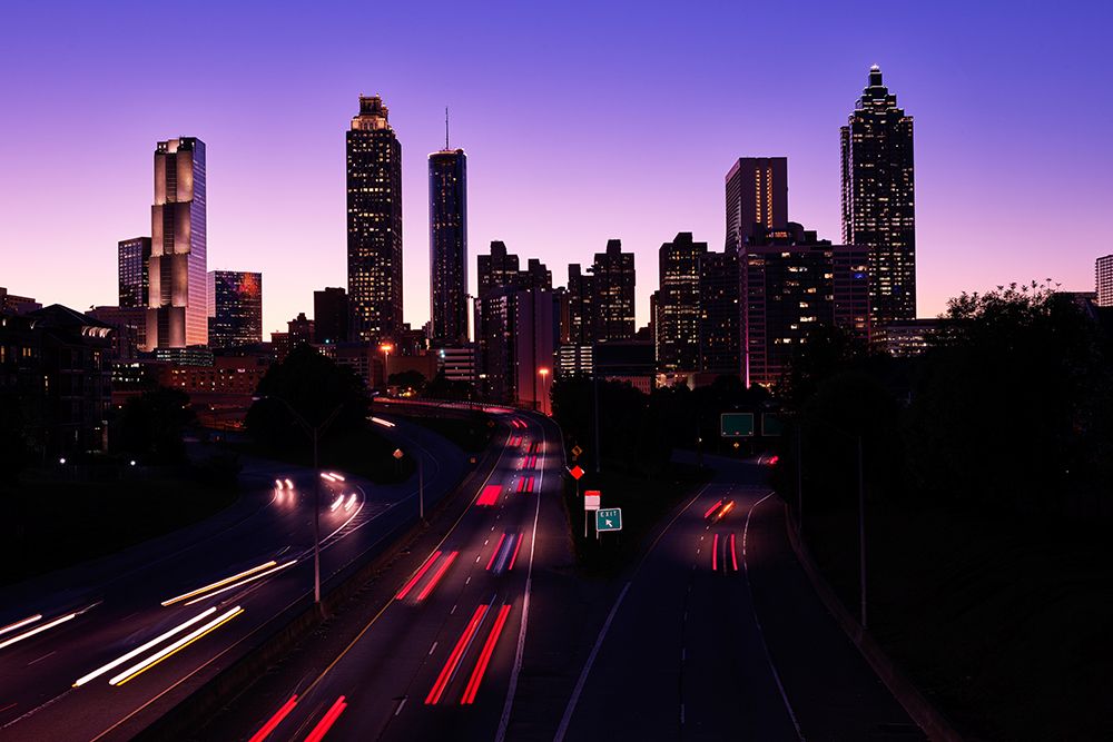 Night Skyline of Atlanta-Georgia I