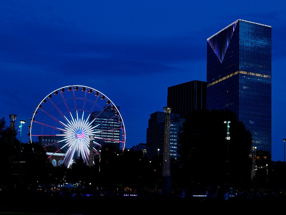 Night Skyline of Atlanta-Georgia II