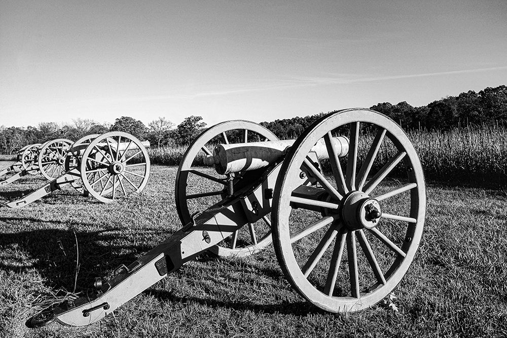 Cannons at Shiloh National Military Park Tennessee