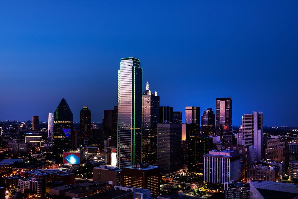 Dallas Skyline at Night