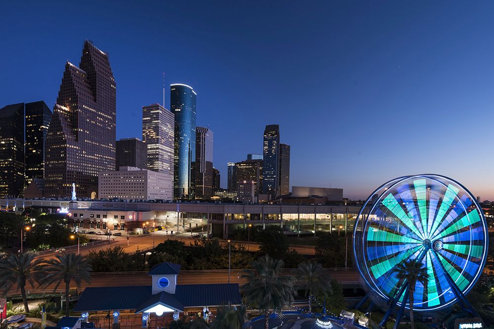 Houston City-Texas at Night