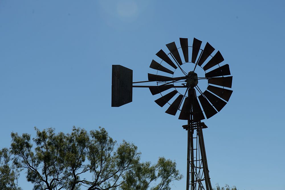 Old Windmill near Batesville-Texas