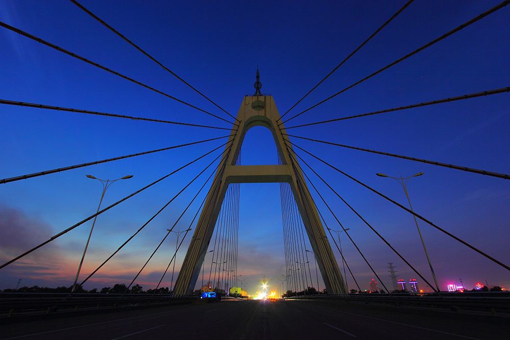 Texas Bridge-night view
