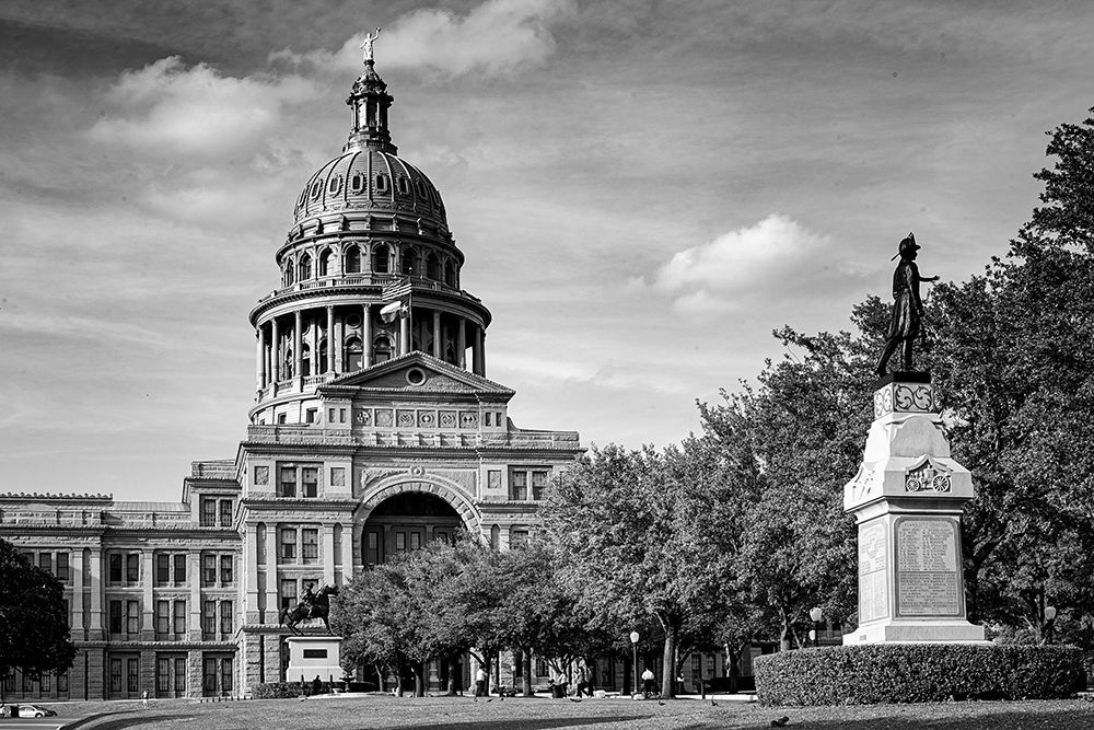 The Texas state Capitol in Austin