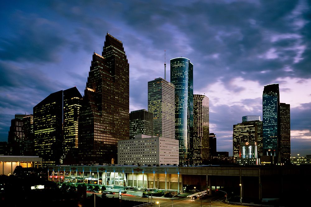 Twilight in Houston-Texas