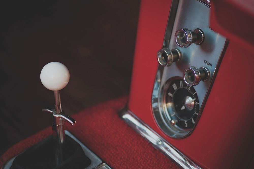Classic Car Red Interior