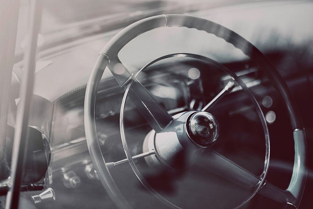 Vintage Car Steering Wheel