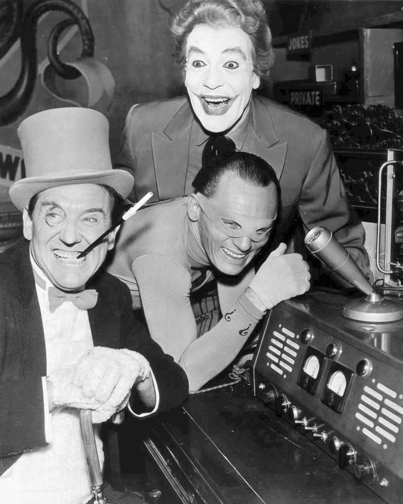 Batman Villains, The Penguin, The Riddler, The Joker, 1967