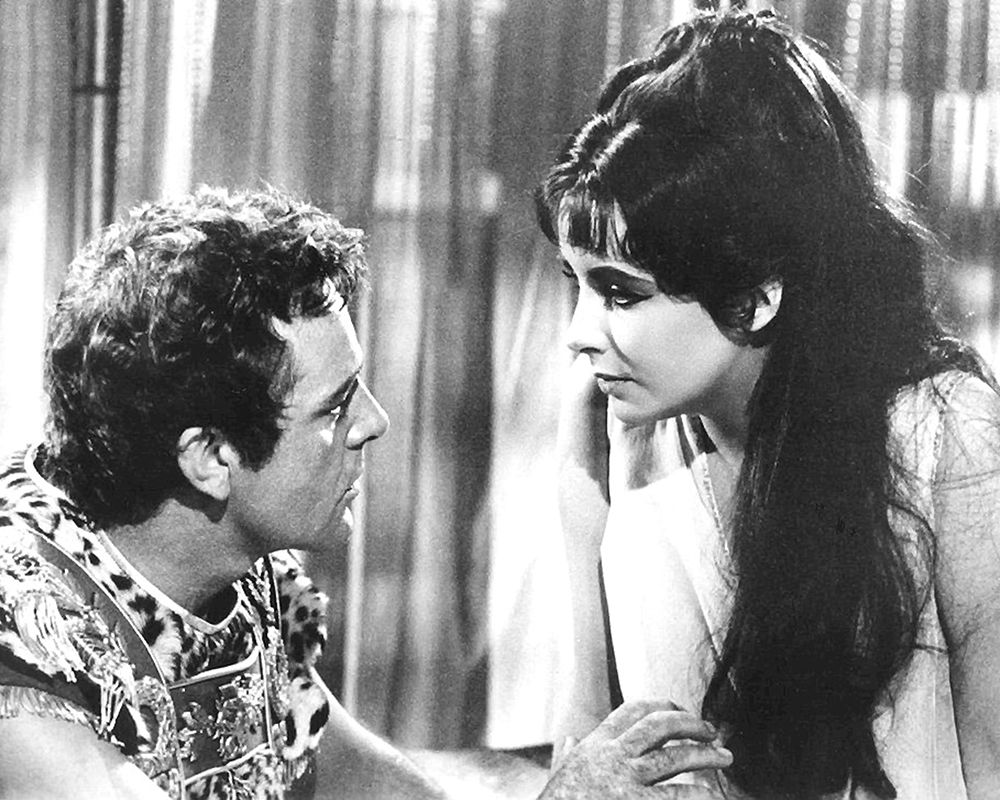 Richard Burton, Elizabeth Taylor, Cleopatra, 1963