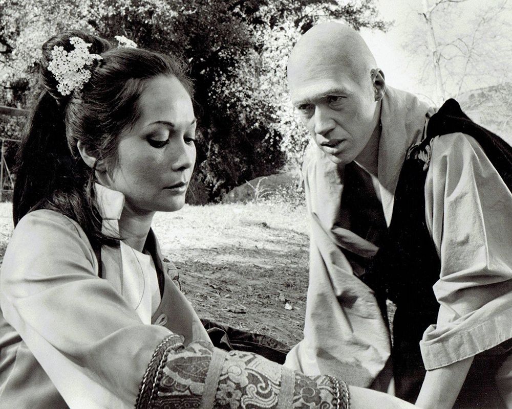 David Carradine as Caine and Nancy Kwan Mayli Ho, Kung Fu, 1972