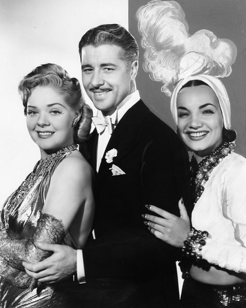 Don Ameche, Alice Faye, Carmen Miranda, That Night in Rio, 1941