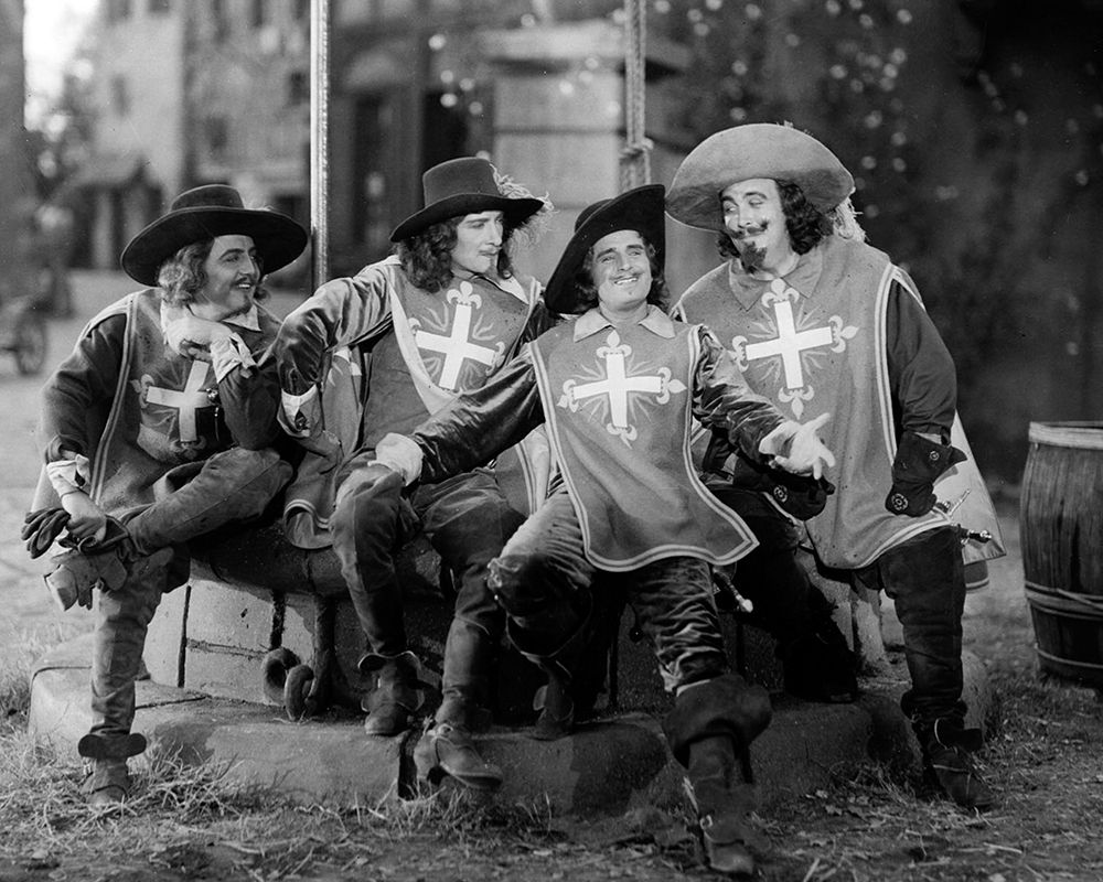 Gino Corrado, Leon Bary, Douglas Fairbanks, Tiny Sandford, 1929