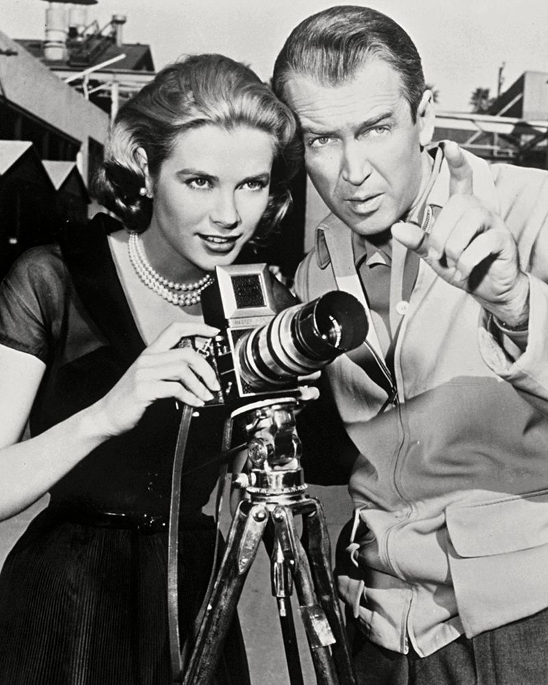 Grace Kelly, James Stewart, 1954