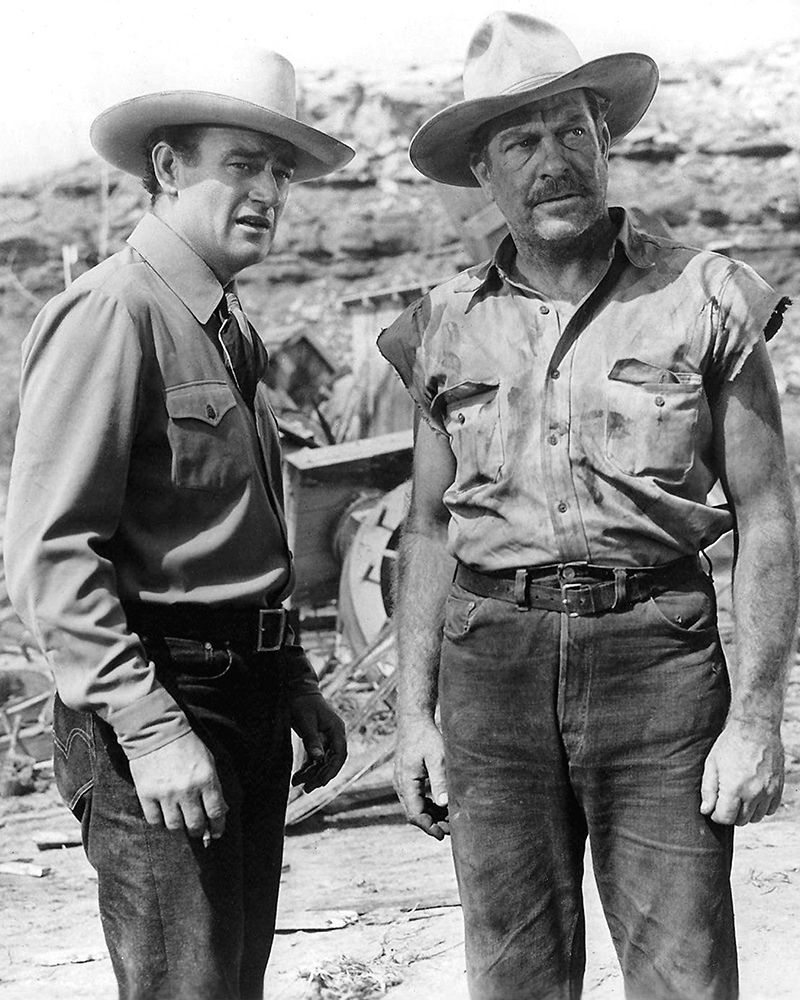 John Wayne, Grant Withers, Old Oklahoma, 1943