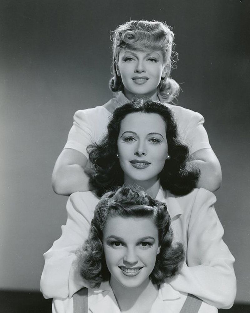 Lana Turner, Hedy Lamarr, Judy Garland, Ziegfield Girl, 1941