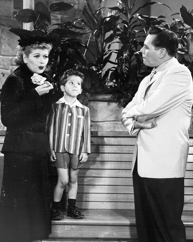 Lucille Ball, Richard Keith, Desi Arnaz, I Love Lucy, 1956