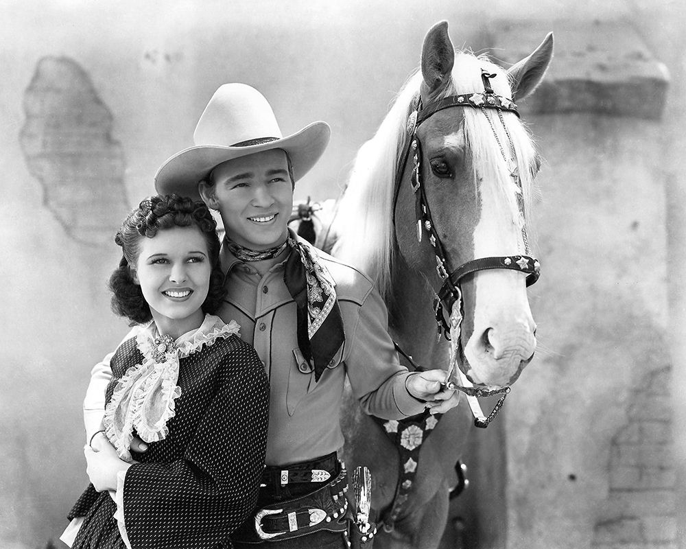 Roy Rogers, Lynne Roberts, Billy the Kid Returns, 1936