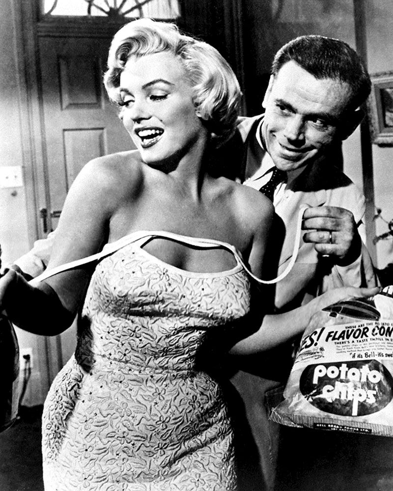 Tom Ewell, Marilyn Monroe, The Seven Year Itch, 1955