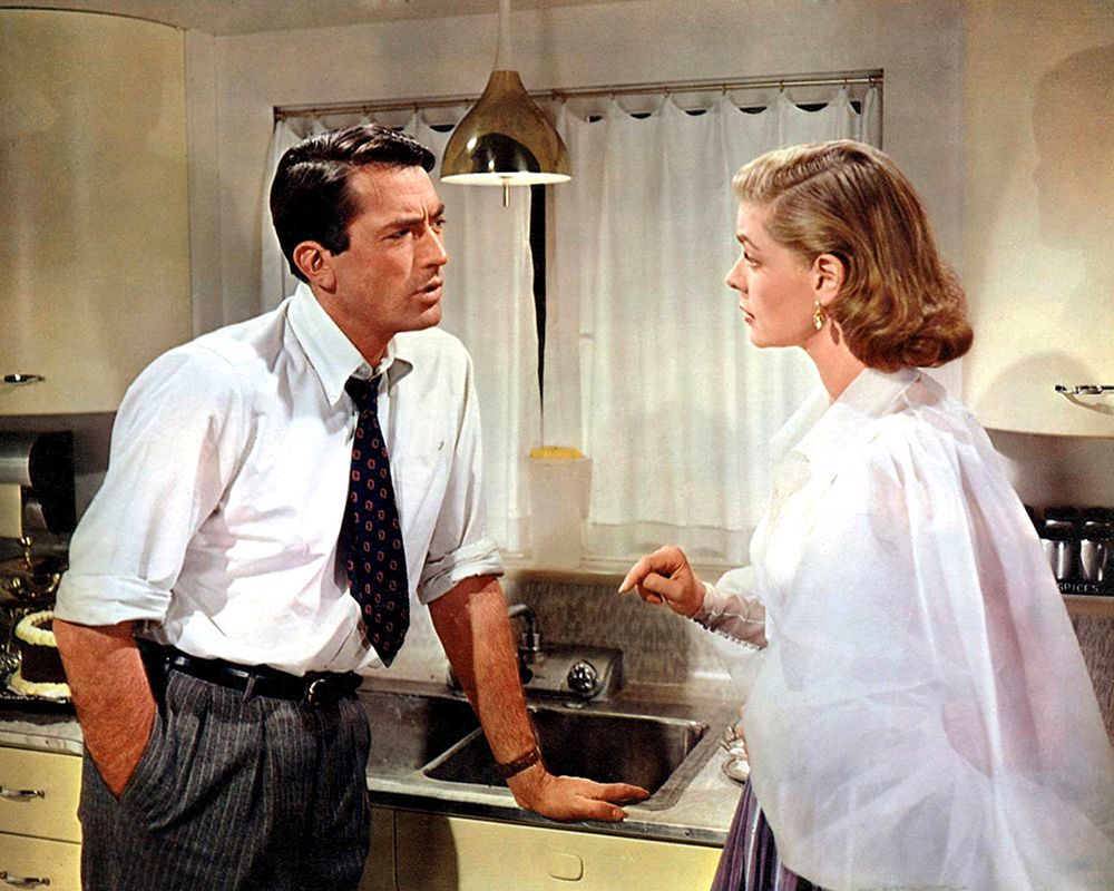 Gregory Peck, Lauren Bacall,Â Designing Woman, 1957