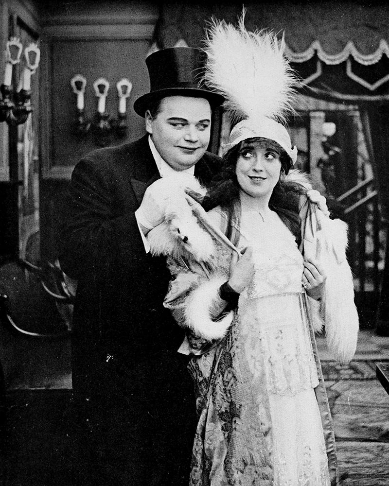 Roscoe Arbuckle, Mabel Normand, 1915