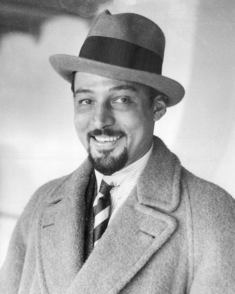 Rudolph Valentino with Beard, 1924